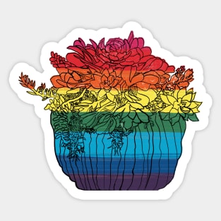 Pride Fall Pumpkin Design Sticker